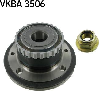 SKF VKBA 3506 - Wheel hub, bearing Kit www.parts5.com