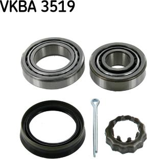 SKF VKBA 3519 - Wheel hub, bearing Kit www.parts5.com