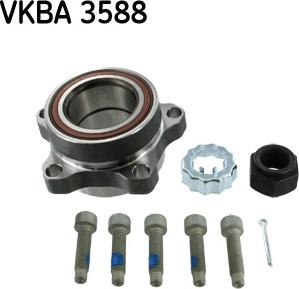 SKF VKBA 3588 - Wheel hub, bearing Kit www.parts5.com