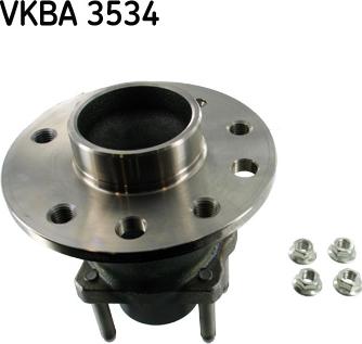 SKF VKBA 3534 - Wheel hub, bearing Kit www.parts5.com