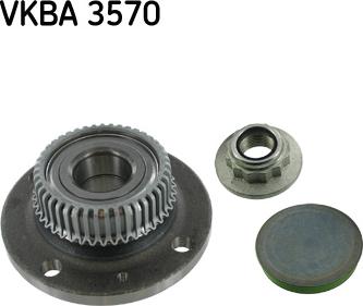 SKF VKBA 3570 - Wheel hub, bearing Kit www.parts5.com