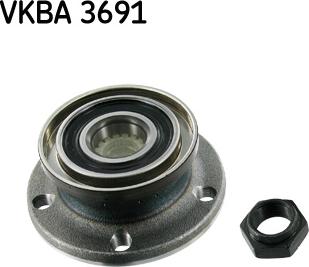 SKF VKBA 3691 - Wheel hub, bearing Kit www.parts5.com