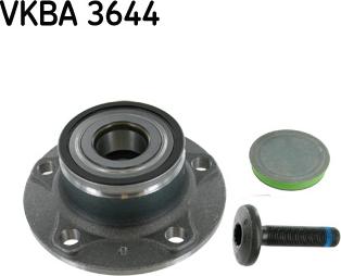 SKF VKBA 3644 - Wheel hub, bearing Kit www.parts5.com