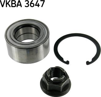 SKF VKBA 3647 - Wheel hub, bearing Kit www.parts5.com