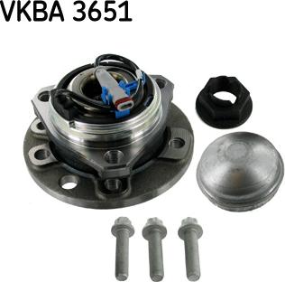 SKF VKBA 3651 - Wheel hub, bearing Kit www.parts5.com