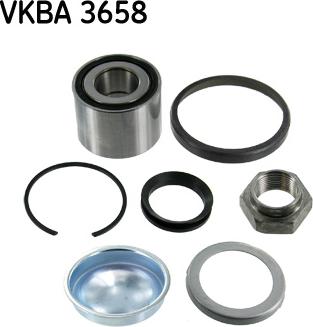 SKF VKBA 3658 - Wheel hub, bearing Kit www.parts5.com