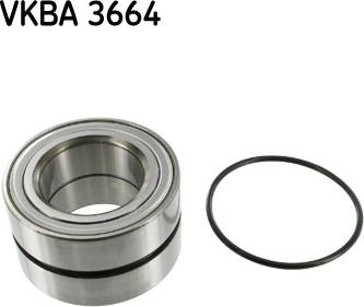 SKF VKBA 3664 - Wheel hub, bearing Kit www.parts5.com