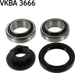 SKF VKBA 3666 - Wheel hub, bearing Kit www.parts5.com