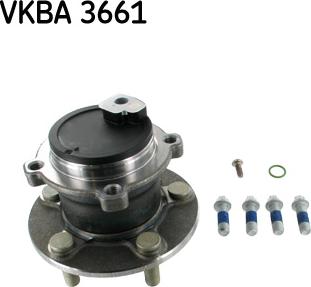 SKF VKBA 3661 - Wheel hub, bearing Kit www.parts5.com