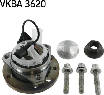 SKF VKBA 3620 - Wheel hub, bearing Kit www.parts5.com