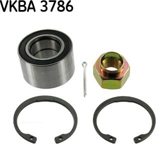 SKF VKBA 3786 - Wheel hub, bearing Kit www.parts5.com