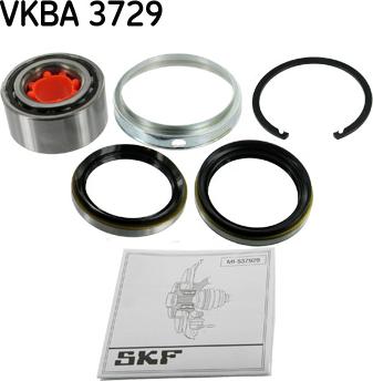 SKF VKBA 3729 - Wheel hub, bearing Kit www.parts5.com