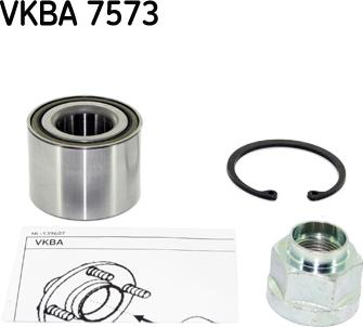 SKF VKBA 7573 - Wheel hub, bearing Kit www.parts5.com