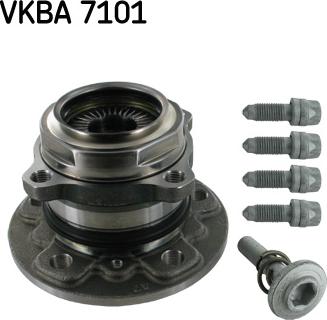 SKF VKBA 7101 - Kerékcsapágy készlet www.parts5.com