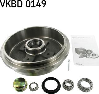 SKF VKBD 0149 - Brake Drum www.parts5.com