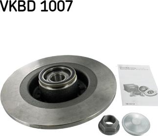 SKF VKBD 1007 - Brake Disc www.parts5.com