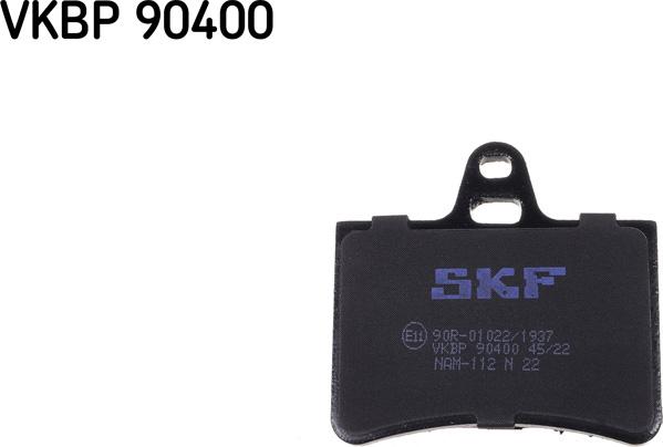 SKF VKBP 90400 - Brake Pad Set, disc brake www.parts5.com