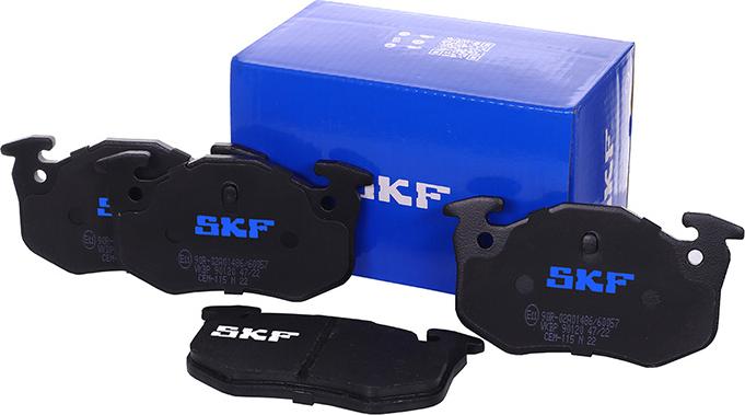 SKF VKBP 90120 - Brake Pad Set, disc brake www.parts5.com