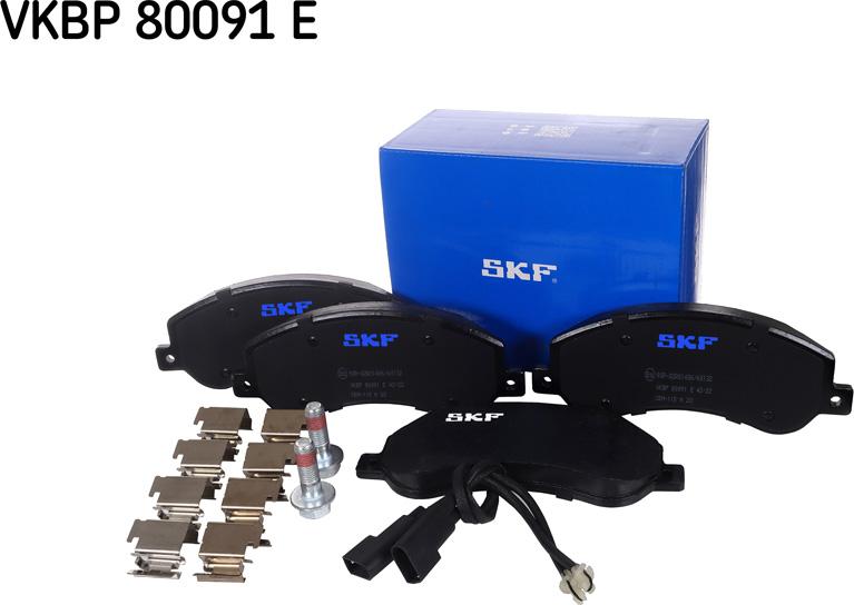 SKF VKBP 80091 E - Brake Pad Set, disc brake www.parts5.com