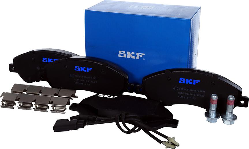 SKF VKBP 80110 E - Brake Pad Set, disc brake www.parts5.com
