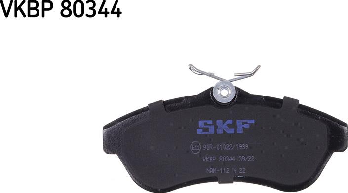 SKF VKBP 80344 - Brake Pad Set, disc brake www.parts5.com
