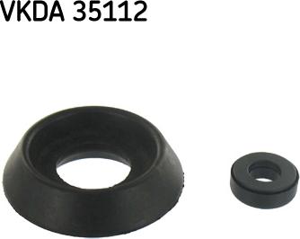 SKF VKDA 35112 - Rolling Bearing, suspension strut support mounting www.parts5.com