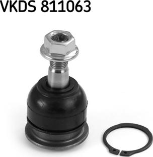 SKF VKDS 811063 - Шаровая опора, несущий / направляющий шарнир www.parts5.com
