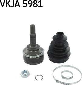 SKF VKJA 5981 - Juego de articulación, árbol de transmisión www.parts5.com