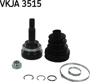 SKF VKJA 3515 - Σετ άρθρωσης, άξονας μετάδ. κίν. www.parts5.com