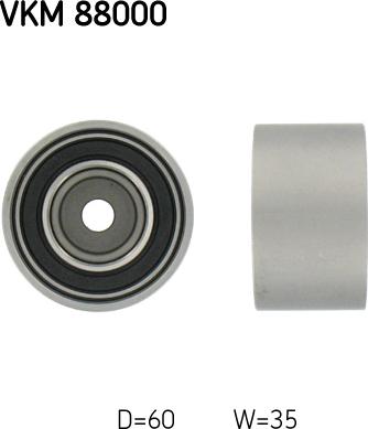 SKF VKM 88000 - Deflection / Guide Pulley, timing belt www.parts5.com