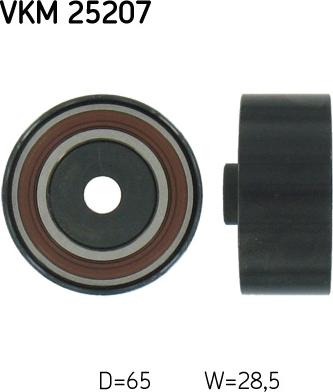 SKF VKM 25207 - Deflection / Guide Pulley, timing belt www.parts5.com