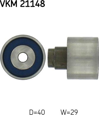 SKF VKM 21148 - Deflection / Guide Pulley, timing belt www.parts5.com