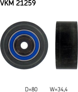 SKF VKM 21259 - Deflection / Guide Pulley, timing belt www.parts5.com