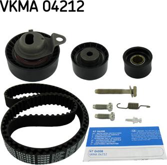 SKF VKMA 04212 - Комплект ангренажен ремък www.parts5.com