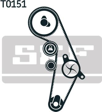 SKF VKMC 01918-2 - Water Pump & Timing Belt Set www.parts5.com