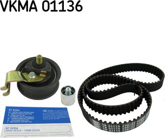 SKF VKMA 01136 - Timing Belt Set www.parts5.com
