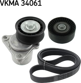 SKF VKMA 34061 - V-Ribbed Belt Set www.parts5.com