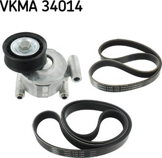 SKF VKMA 34014 - V-Ribbed Belt Set www.parts5.com