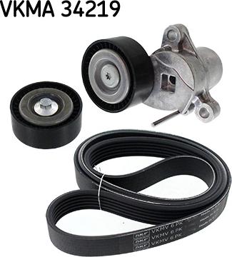 SKF VKMA 34219 - V-Ribbed Belt Set www.parts5.com