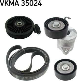 SKF VKMA 35024 - V-Ribbed Belt Set www.parts5.com