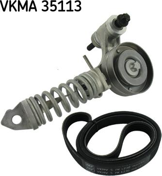 SKF VKMA 35113 - V-Ribbed Belt Set www.parts5.com