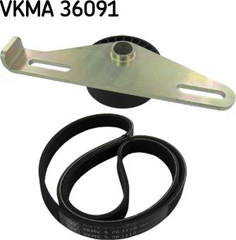 SKF VKMA 36091 - V-Ribbed Belt Set www.parts5.com