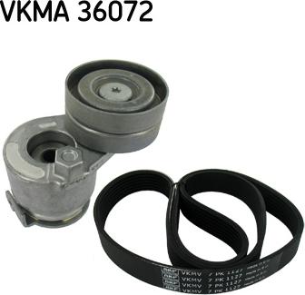 SKF VKMA 36072 - V-Ribbed Belt Set www.parts5.com