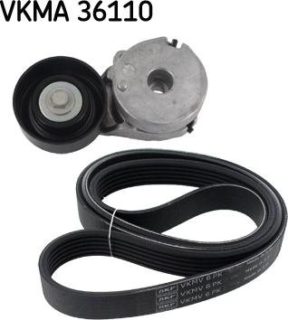 SKF VKMA 36110 - V-Ribbed Belt Set www.parts5.com