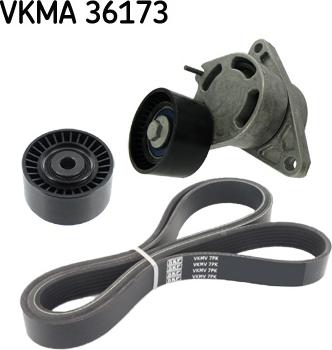 SKF VKMA 36173 - V-Ribbed Belt Set www.parts5.com