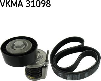 SKF VKMA 31098 - V-Ribbed Belt Set www.parts5.com