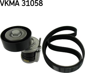 SKF VKMA 31058 - V-Ribbed Belt Set www.parts5.com