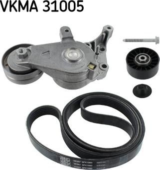 SKF VKMA 31005 - V-Ribbed Belt Set www.parts5.com