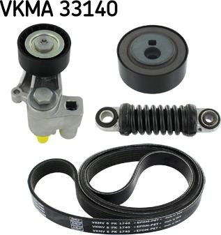 SKF VKMA 33140 - V-Ribbed Belt Set www.parts5.com