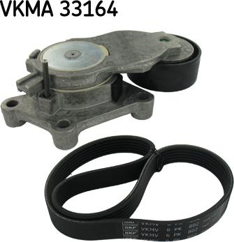 SKF VKMA 33164 - V-Ribbed Belt Set www.parts5.com